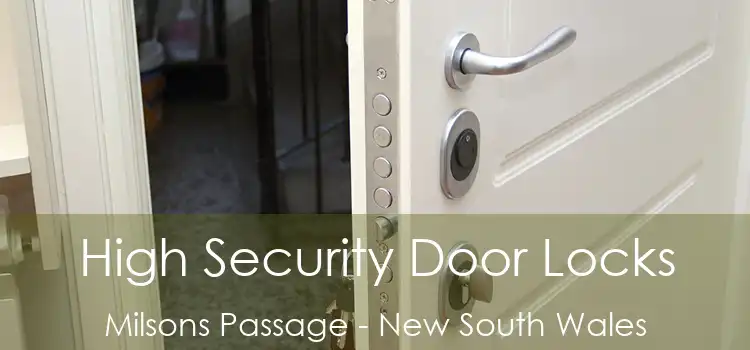 High Security Door Locks Milsons Passage - New South Wales