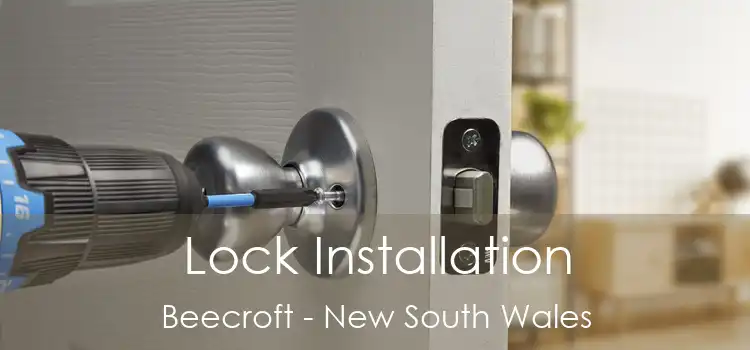 Lock Installation Beecroft - New South Wales