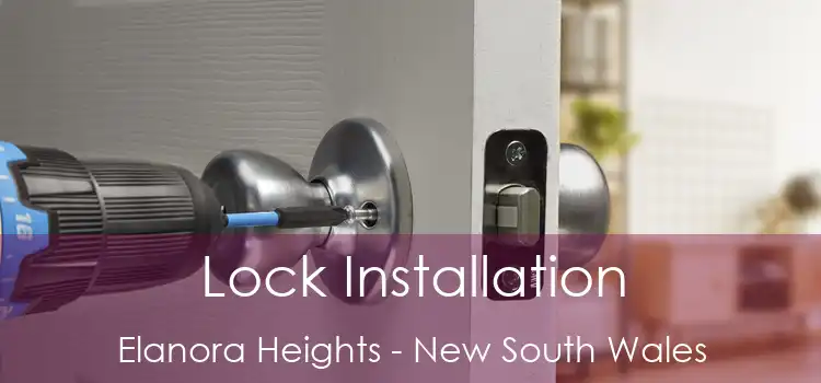 Lock Installation Elanora Heights - New South Wales