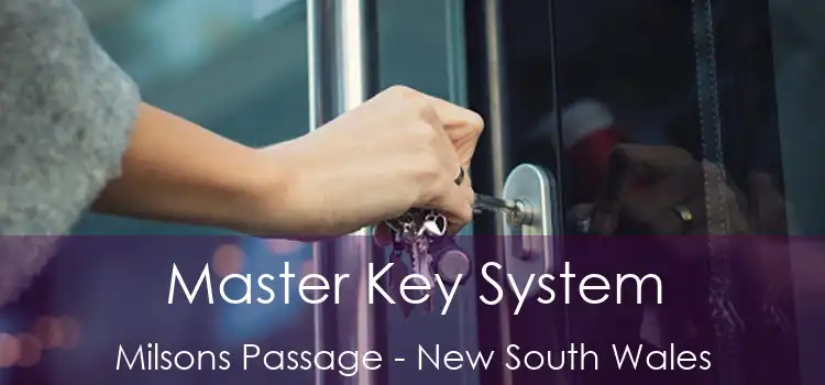 Master Key System Milsons Passage - New South Wales