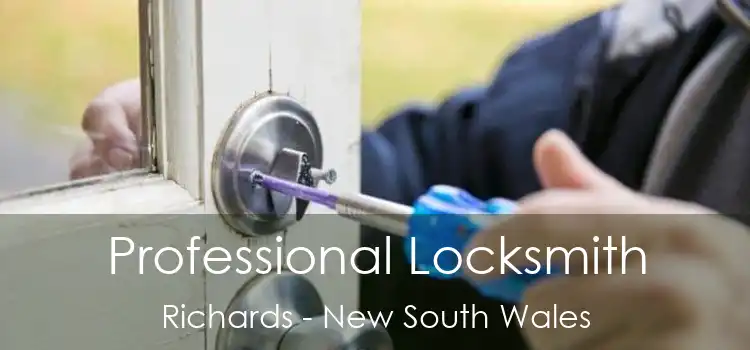 Professional Locksmith Richards - New South Wales